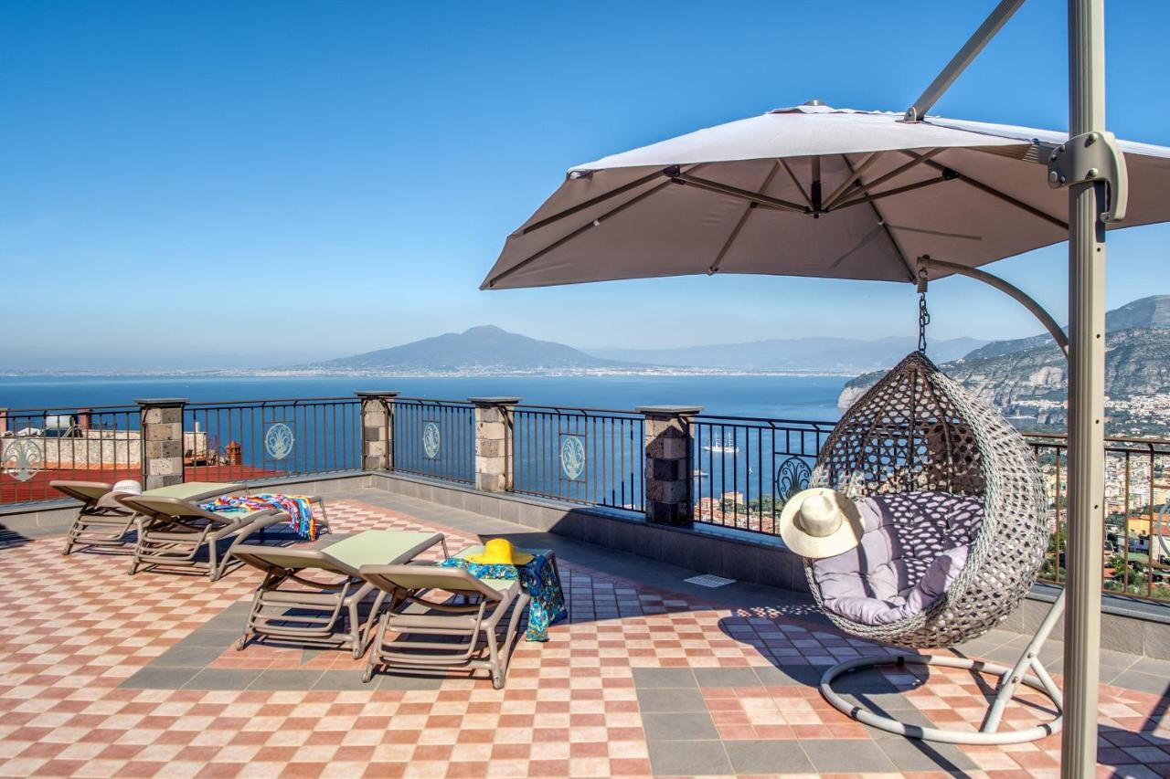 Villa Caruso Private Heated Pool & Sea View Sorrento Exteriér fotografie