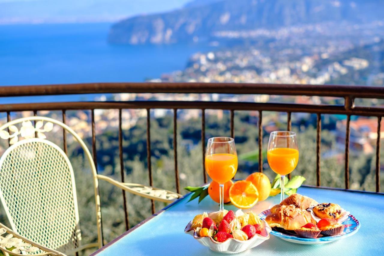 Villa Caruso Private Heated Pool & Sea View Sorrento Exteriér fotografie