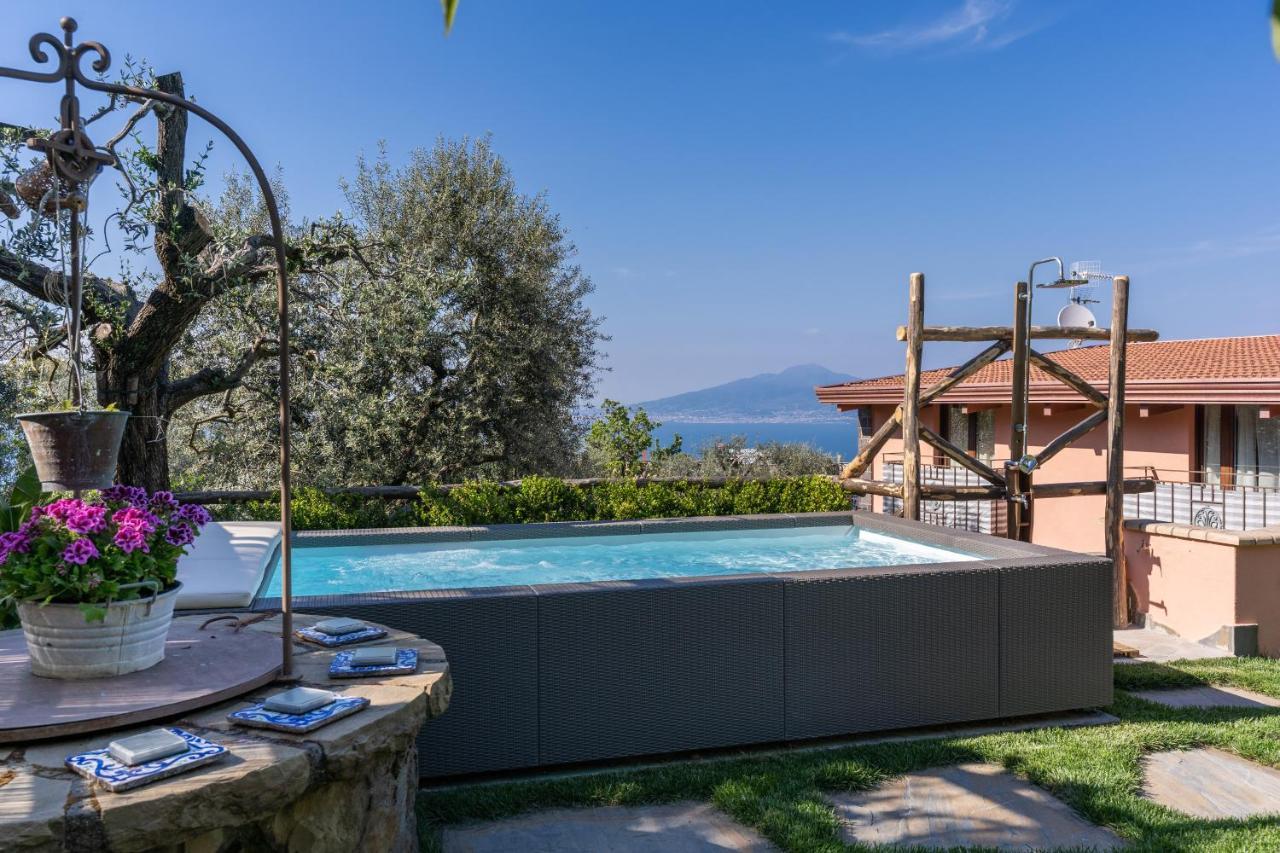 Villa Caruso Private Heated Pool & Sea View Sorrento Exteriér fotografie
