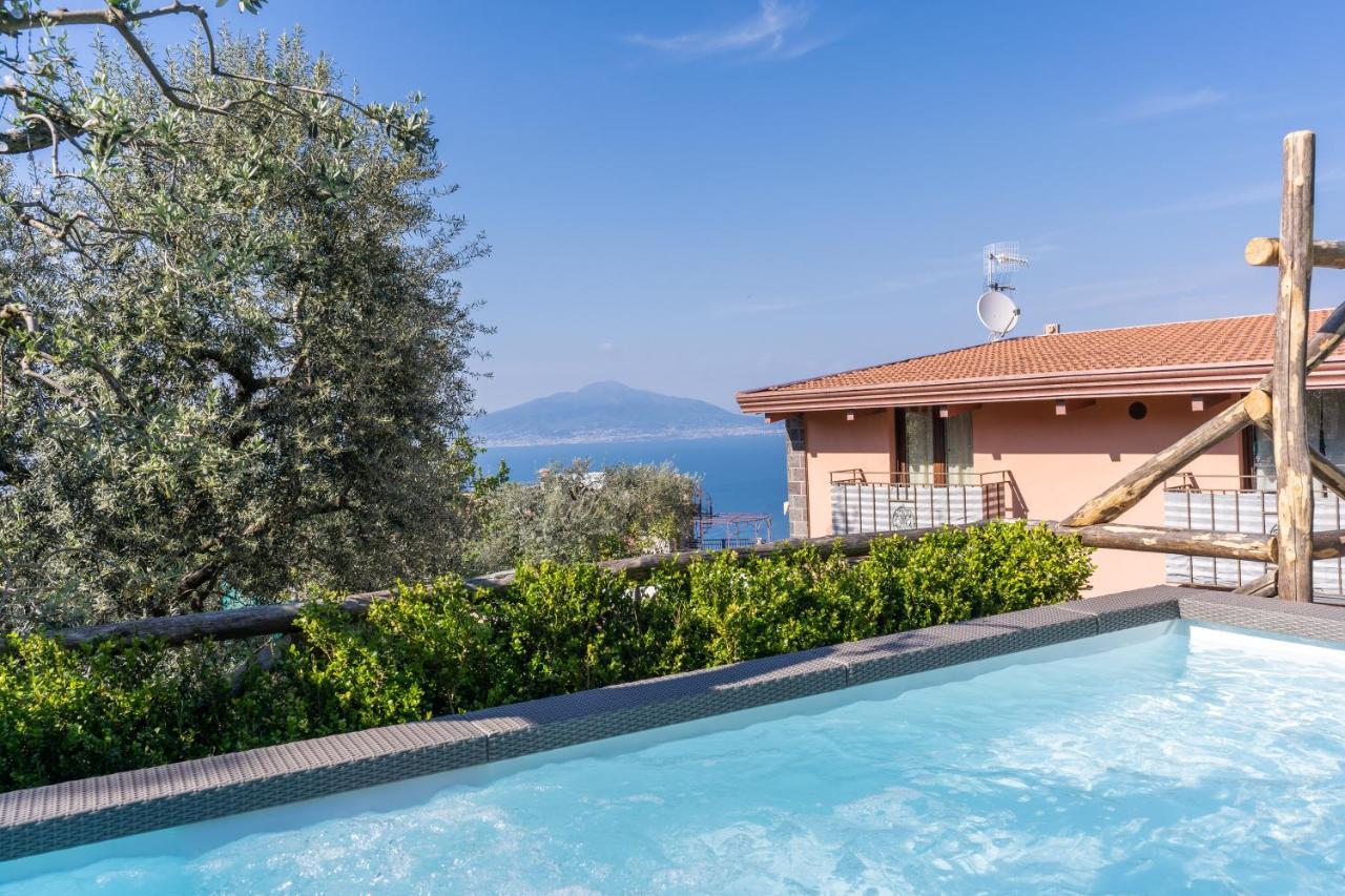 Villa Caruso Private Heated Pool & Sea View Sorrento Exteriér fotografie