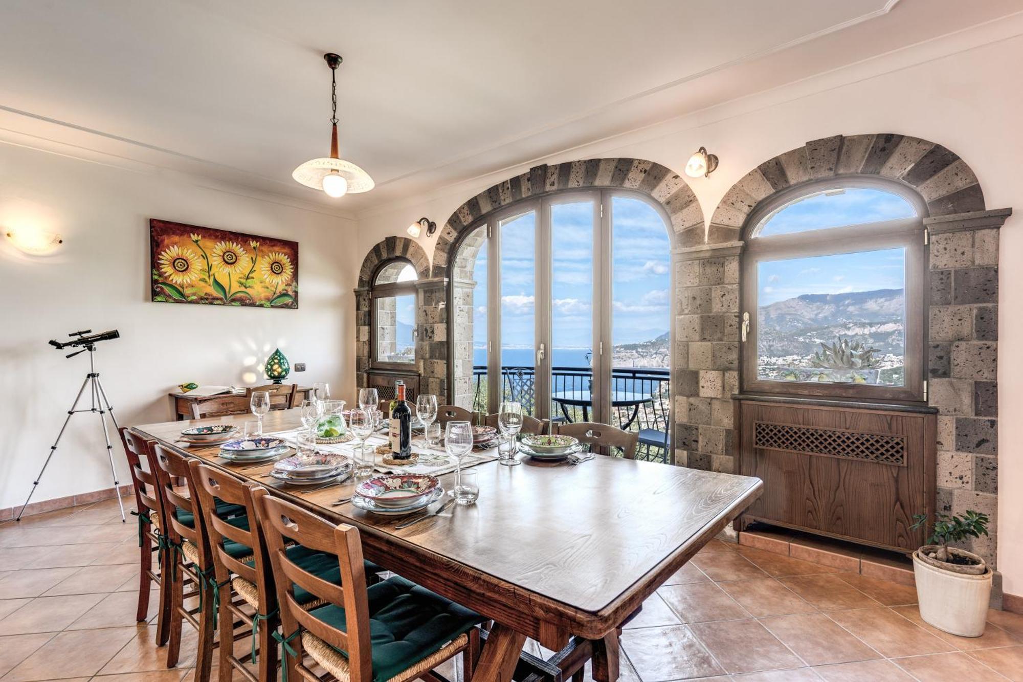 Villa Caruso Private Heated Pool & Sea View Sorrento Exteriér fotografie