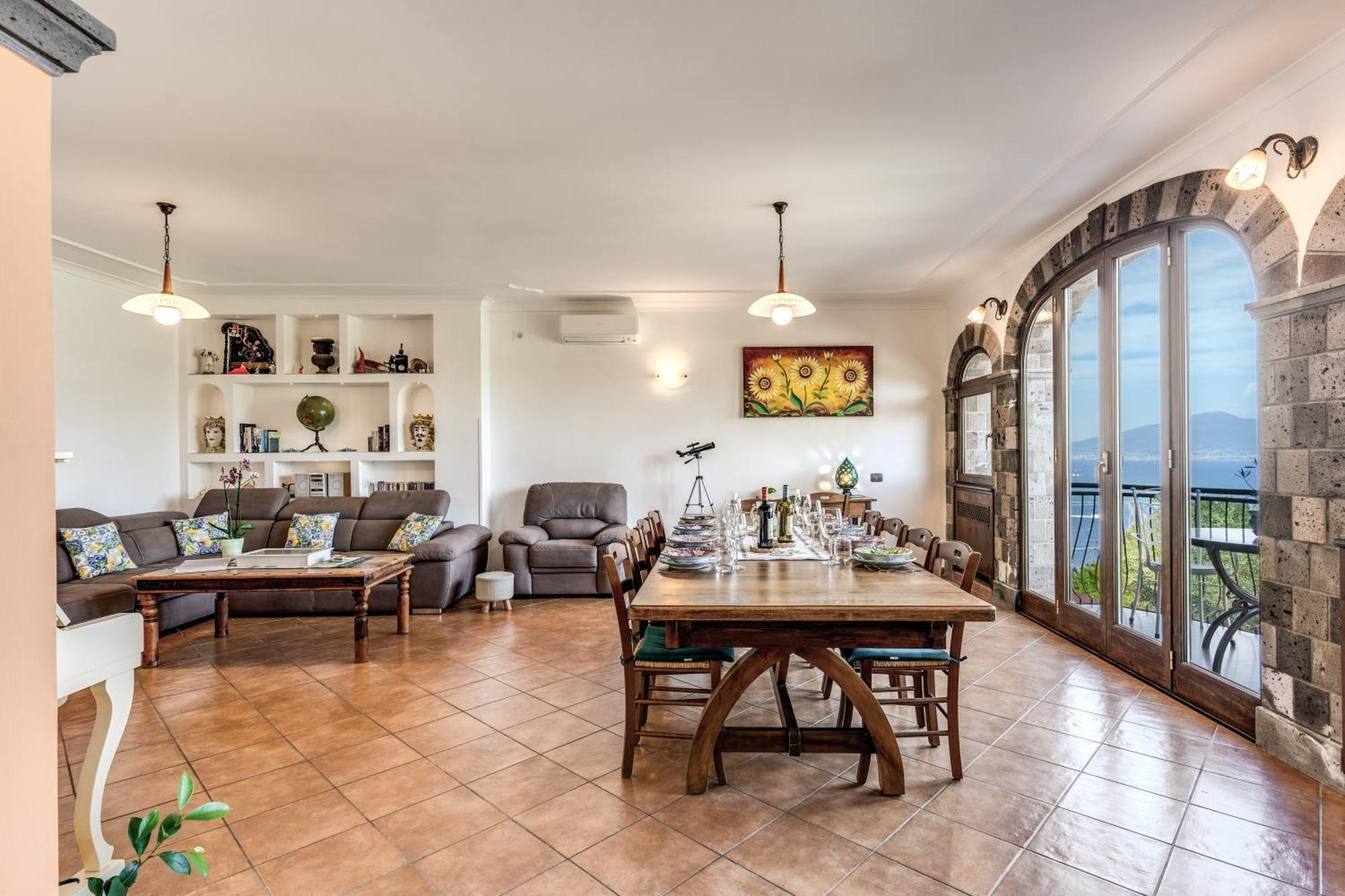 Villa Caruso Private Heated Pool & Sea View Sorrento Exteriér fotografie