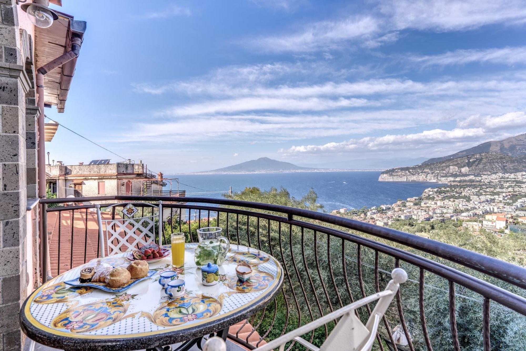Villa Caruso Private Heated Pool & Sea View Sorrento Exteriér fotografie